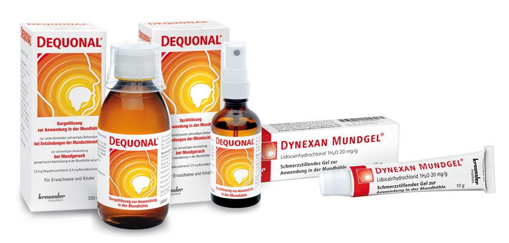 DEQUONAL und DYNEXAN MUNDGEL