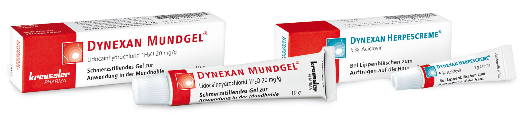 DYNEXAN MUNDGEL und DYNEXAN HERPESCREME